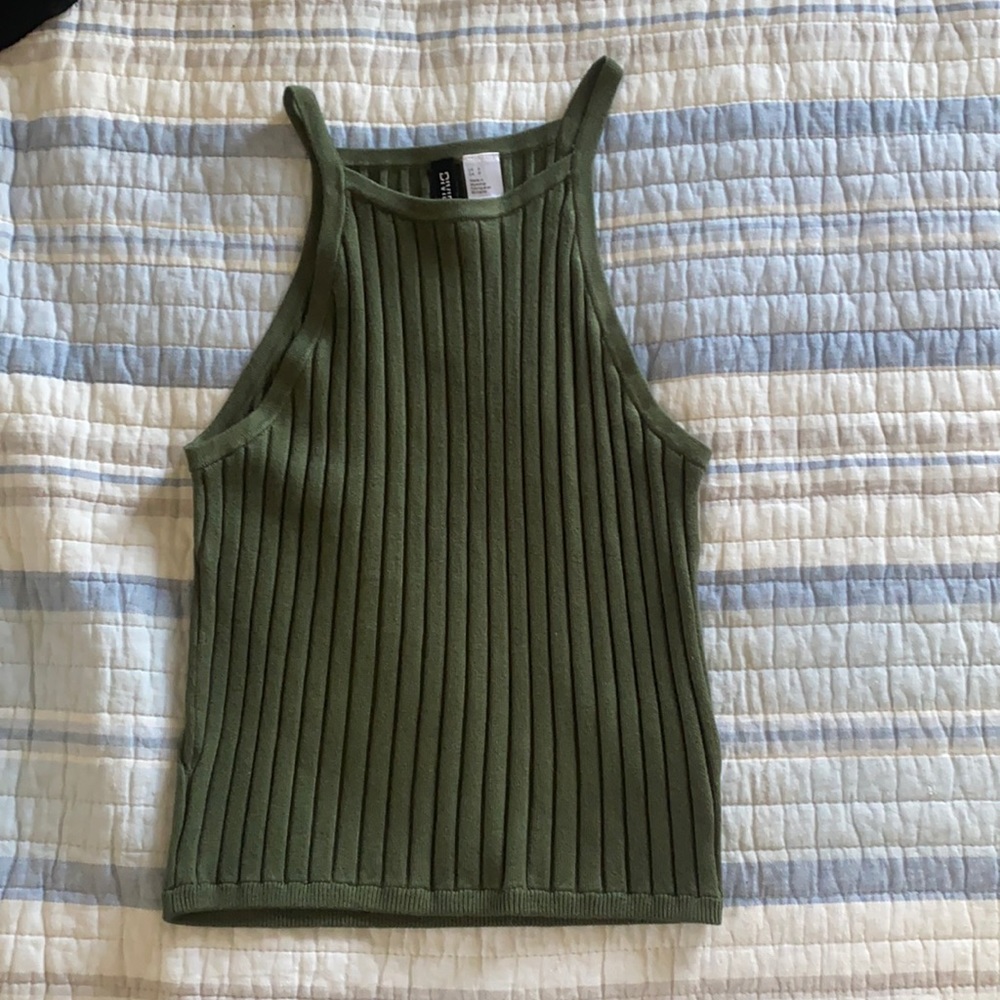 High neck tank top